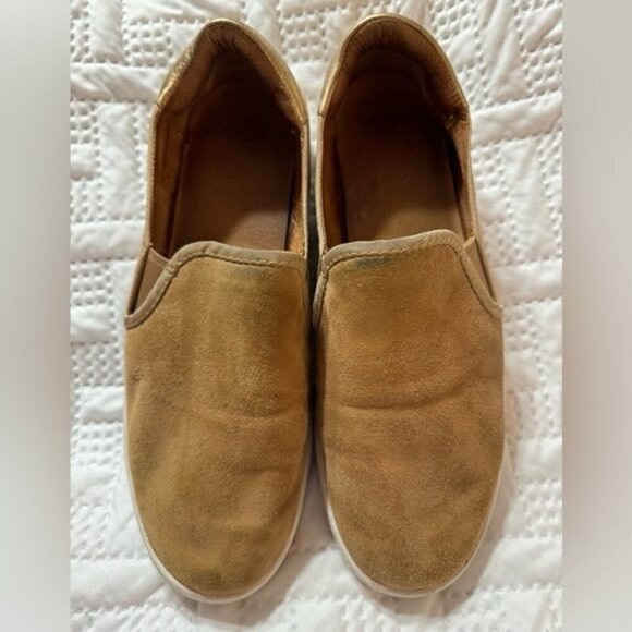 UGG Australia CAS Lady Size 9 Suede Leather Slip On Loafers Spring Fall Summer - Picture 5 of 10